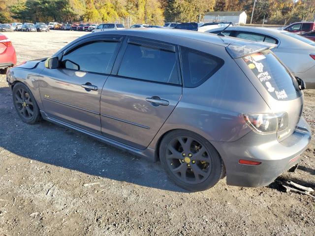 JM1BK344081174450 - 2008 MAZDA 3 HATCHBACK GRAY photo 2