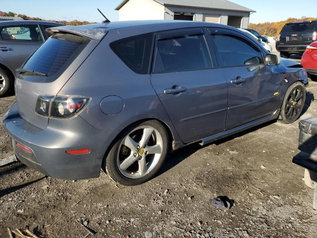 JM1BK344081174450 - 2008 MAZDA 3 HATCHBACK GRAY photo 3