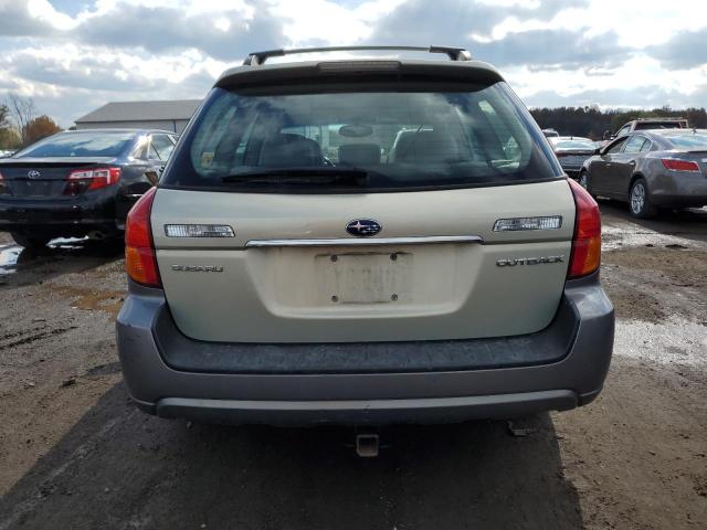 4S4BP62C157337284 - 2005 SUBARU LEGACY OUTBACK 2.5I LIMITED BEIGE photo 6