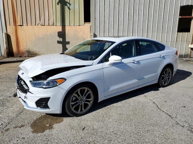 3FA6P0CD1KR237626 - 2019 FORD FUSION SEL SILVER photo 3