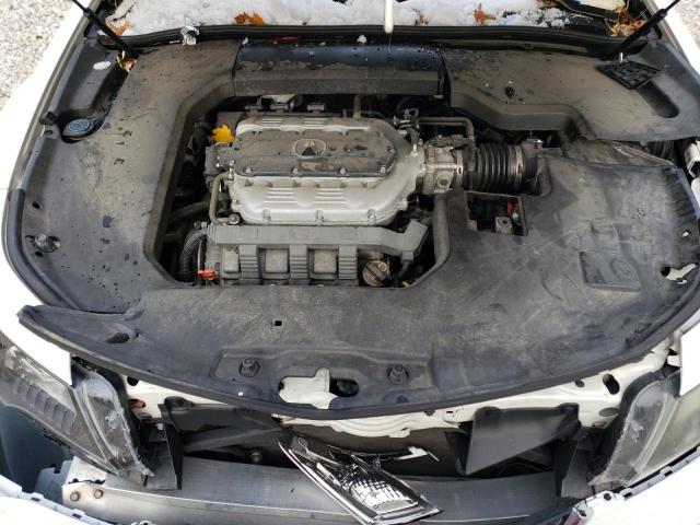 19UUA8F75EA008874 - 2014 ACURA TL ADVANCE WHITE photo 11