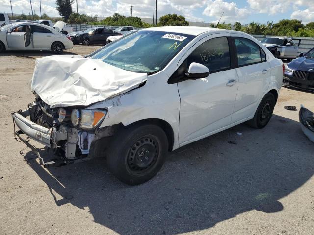 1G1JA5SH2E4159760 - 2014 CHEVROLET SONIC LS WHITE photo 1