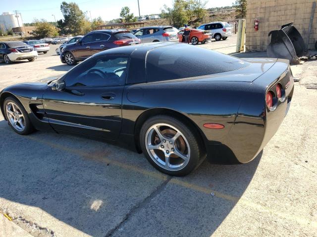 1G1YY22G545112960 - 2004 CHEVROLET CORVETTE BLACK photo 2