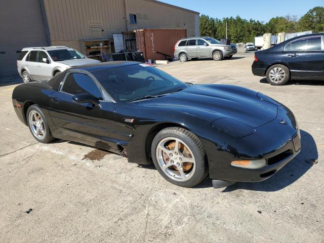 1G1YY22G545112960 - 2004 CHEVROLET CORVETTE BLACK photo 4