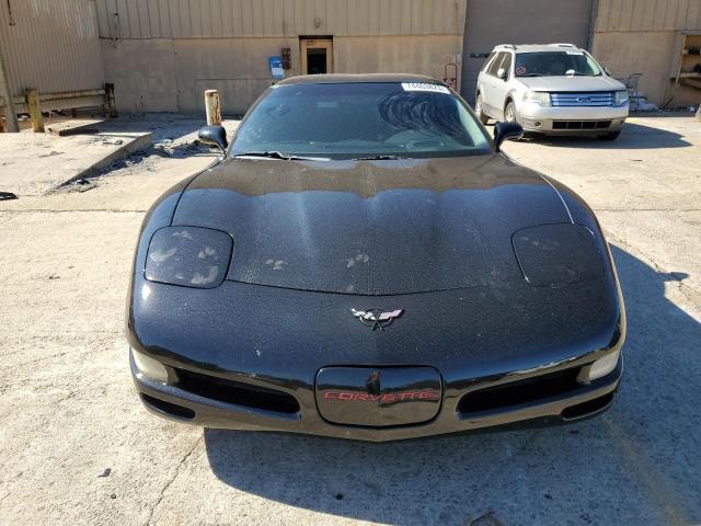 1G1YY22G545112960 - 2004 CHEVROLET CORVETTE BLACK photo 5