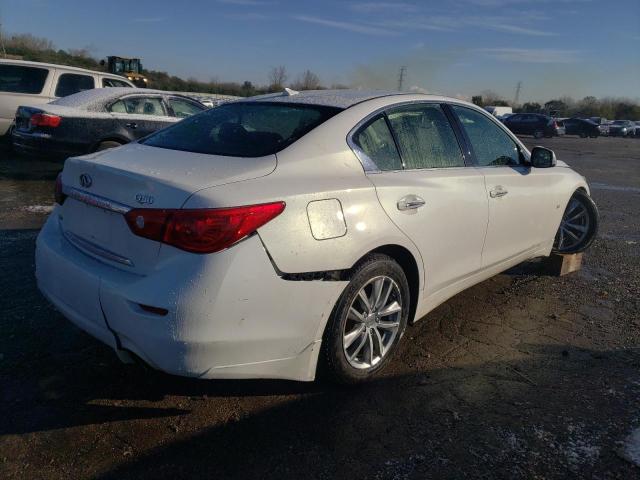 JN1BV7AR9FM413989 - 2015 INFINITI Q50 BASE WHITE photo 3