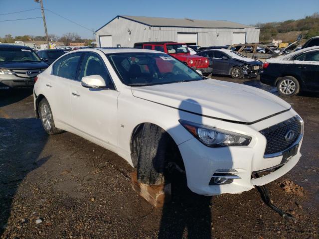 JN1BV7AR9FM413989 - 2015 INFINITI Q50 BASE WHITE photo 4