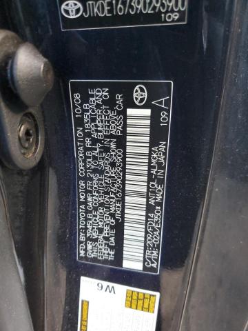 JTKDE167390293900 - 2009 TOYOTA SCION TC Қара фото 12