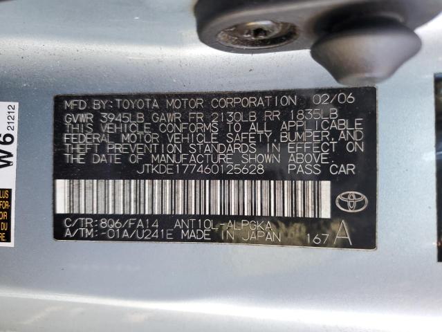 JTKDE177460125628 - 2006 TOYOTA SCION TC Mavi foto 12