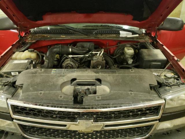 1GCEC14X97Z141486 - 2007 CHEVROLET SILVERADO C1500 CLASSIC RED photo 11