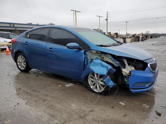 KNAFX4A63E5060569 - 2014 KIA FORTE LX BLUE photo 4