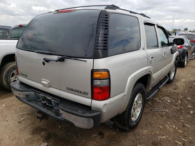 1GNEK13T75J143418 - 2005 CHEVROLET TAHOE K1500 SILVER photo 4