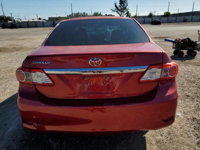 5YFBU4EE7DP178041 - 2013 TOYOTA COROLLA BASE RED photo 6