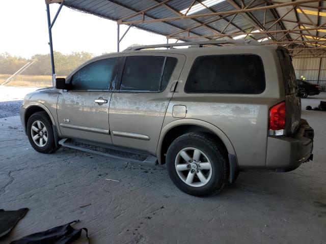 5N1BA08D28N630769 - 2008 NISSAN ARMADA SE BEIGE photo 2