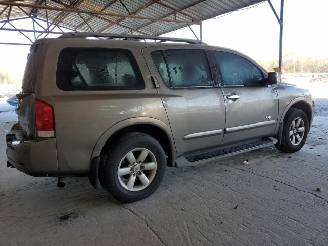 5N1BA08D28N630769 - 2008 NISSAN ARMADA SE BEIGE photo 3