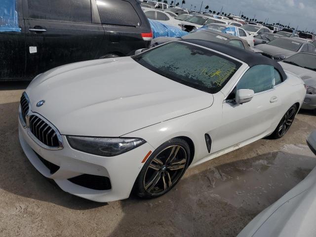 WBAFY4C53KBX29650 - 2019 BMW M850XI WHITE photo 1
