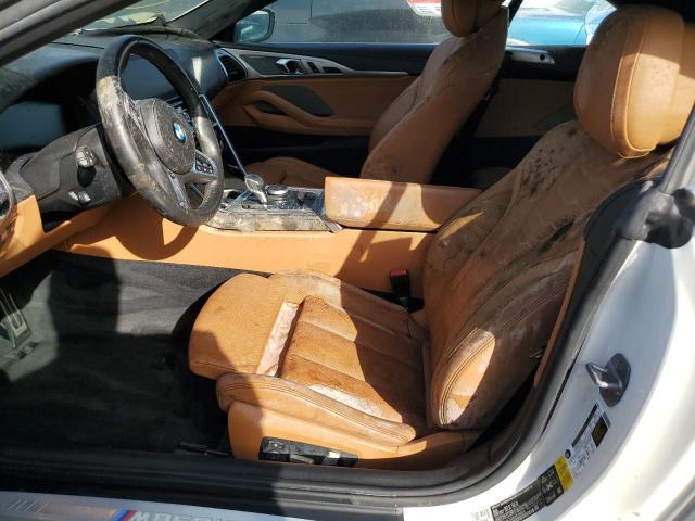 WBAFY4C53KBX29650 - 2019 BMW M850XI WHITE photo 7