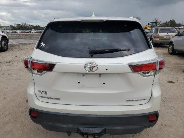 5TDDKRFH3FS193747 - 2015 TOYOTA HIGHLANDER LIMITED WHITE photo 6