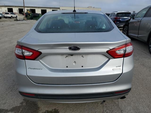 3FA6P0HD1ER316663 - 2014 FORD FUSION SE SILVER photo 6