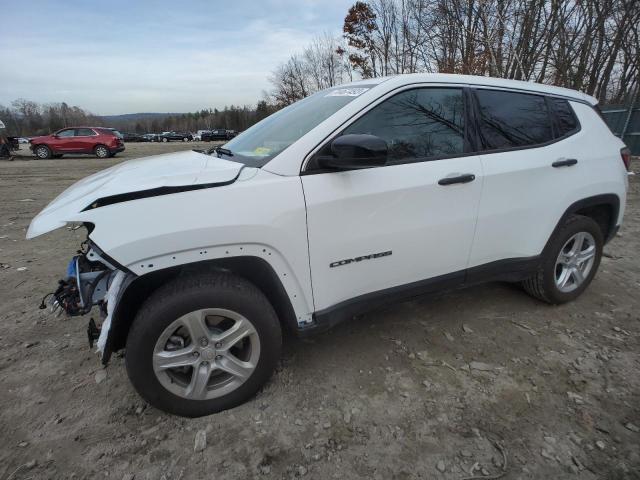 3C4NJDAN6PT541541 - 2023 JEEP COMPASS SPORT WHITE photo 1