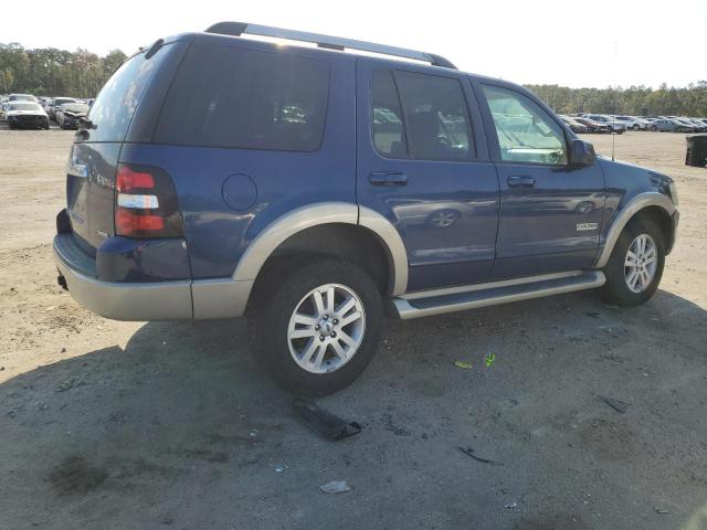 1FMEU64E97UB37035 - 2007 FORD EXPLORER EDDIE BAUER BLUE photo 3