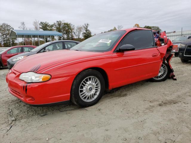 2G1WW12E9Y9200263 - 2000 CHEVROLET MONTE CARL LS RED photo 1