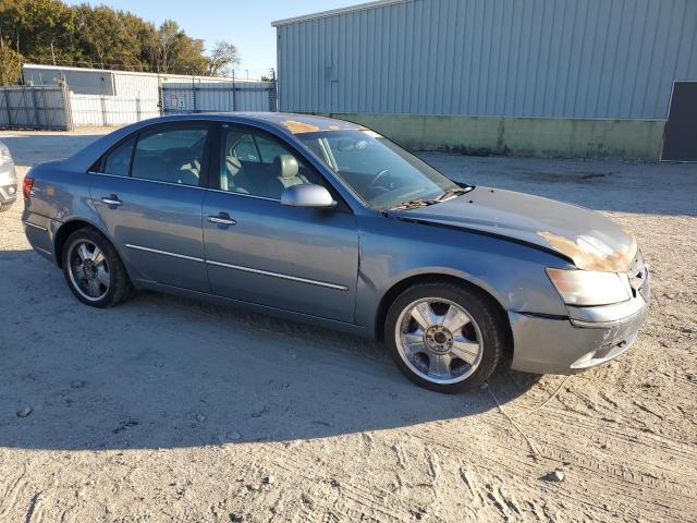 5NPEU46C19H436147 - 2009 HYUNDAI SONATA SE BLUE photo 4