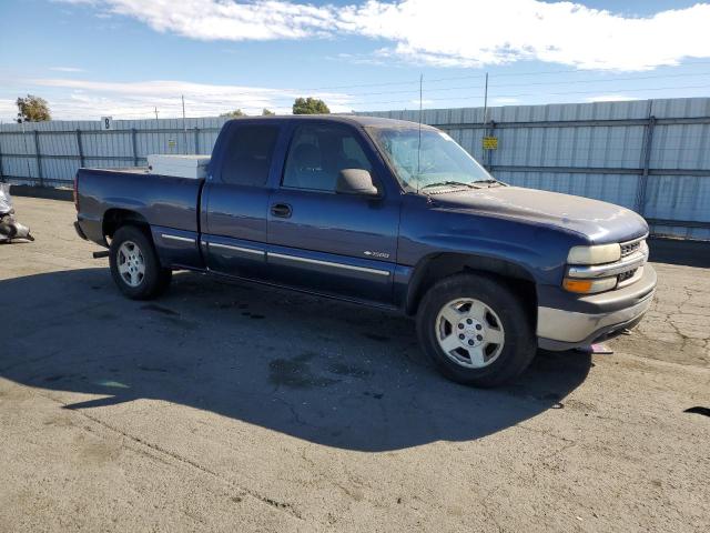 1GCEK19T21E284304 - 2001 CHEVROLET SILVERADO K1500 BLUE photo 4