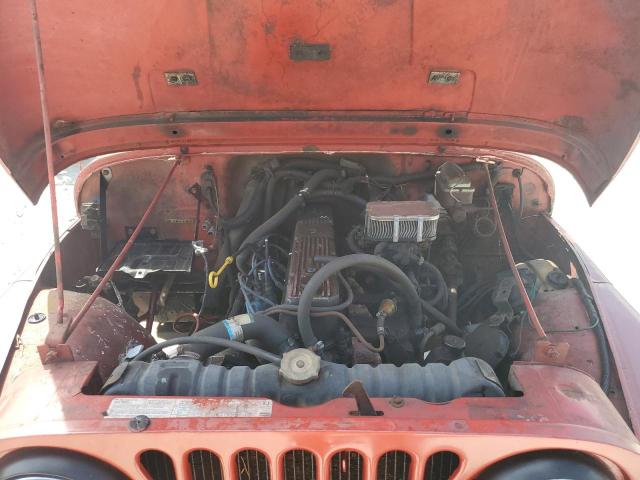 1JCCM87A6FT183893 - 1985 JEEP JEEP CJ7 RED photo 11