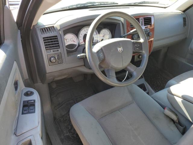 1D7HW42N95S225956 - 2005 DODGE DAKOTA SLT GRAY photo 8