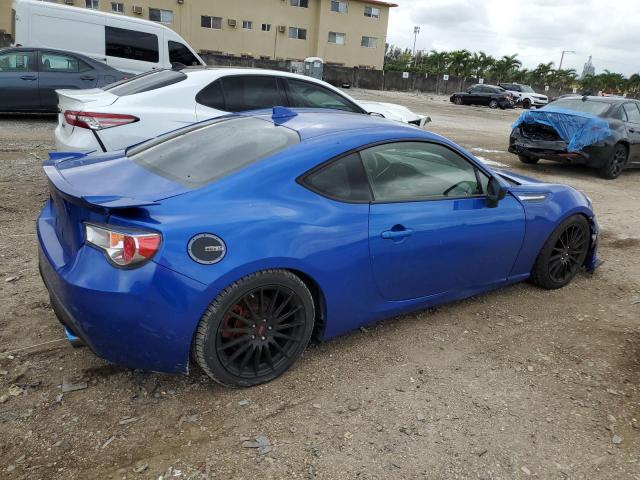 JF1ZCAC15F9600516 - 2015 SUBARU BRZ 2.0 LIMITED BLUE photo 3