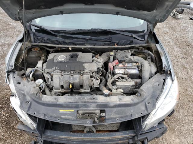 3N1AB7APXEL660336 - 2014 NISSAN SENTRA S SILVER photo 11