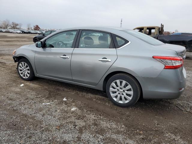 3N1AB7APXEL660336 - 2014 NISSAN SENTRA S SILVER photo 2