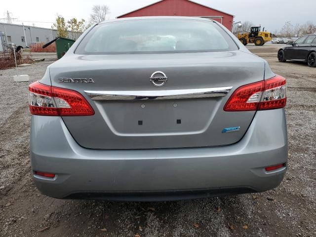 3N1AB7APXEL660336 - 2014 NISSAN SENTRA S SILVER photo 6