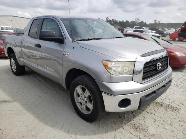 5TBRV54167S449854 - 2007 TOYOTA TUNDRA DOUBLE CAB SR5 SILVER photo 4