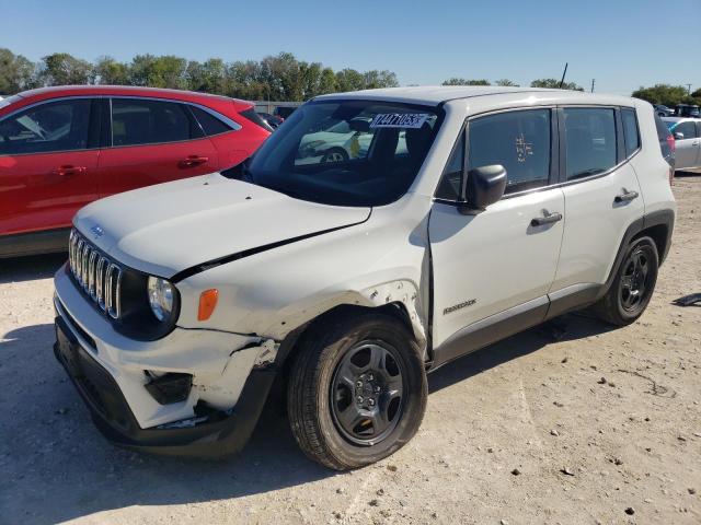 ZACNJAAB6KPK13554 - 2019 JEEP RENEGADE SPORT WHITE photo 1