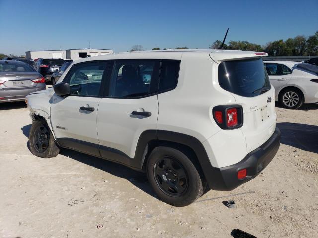 ZACNJAAB6KPK13554 - 2019 JEEP RENEGADE SPORT WHITE photo 2