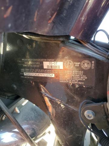 1HD1FC4187Y711074 - 2007 HARLEY-DAVIDSON FLHTCUI 双色 照片 10