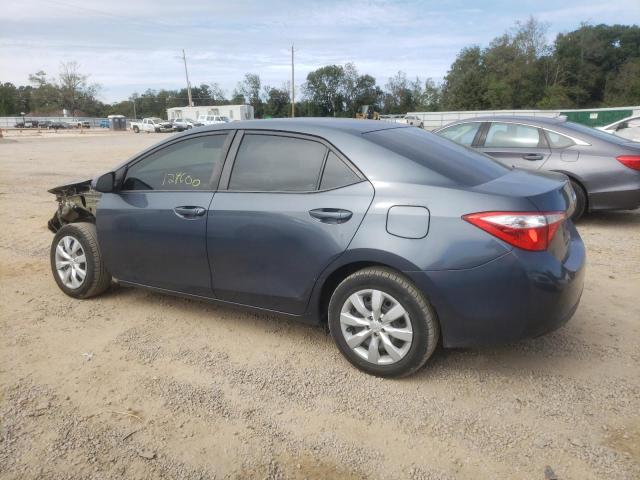 5YFBURHE3FP237744 - 2015 TOYOTA COROLLA L BLUE photo 2