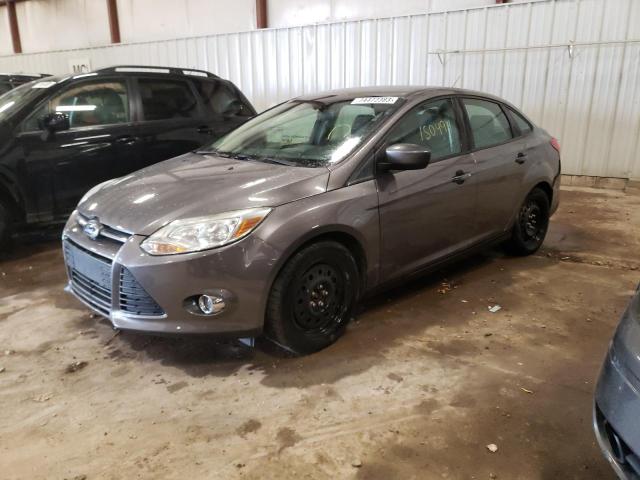 1FAHP3F24CL453670 - 2012 FORD FOCUS SE GRAY photo 1