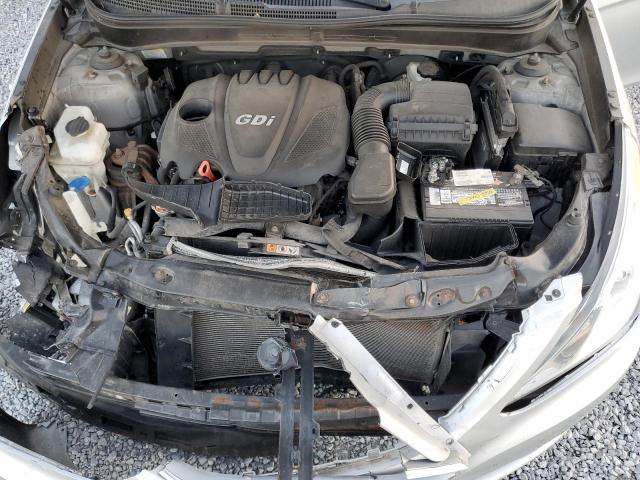 5NPEB4AC7DH702390 - 2013 HYUNDAI SONATA GLS SILVER photo 11