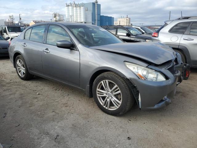 JN1CV6AR2DM358474 - 2013 INFINITI G37 GRAY photo 4