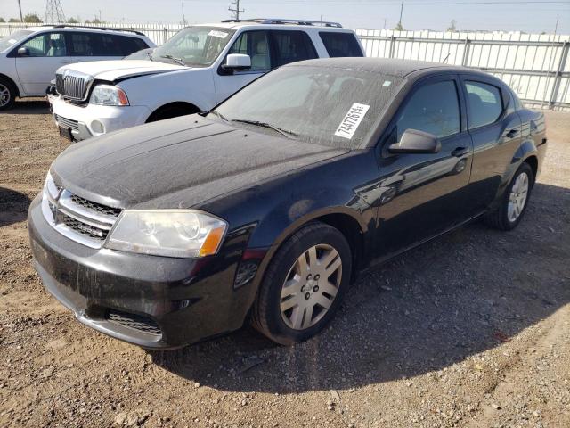 1B3BD4FB7BN609543 - 2011 DODGE AVENGER EXPRESS BLACK photo 1