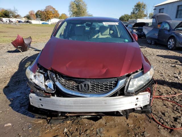 2HGFB2F56DH580134 - 2013 HONDA CIVIC LX BURGUNDY photo 5