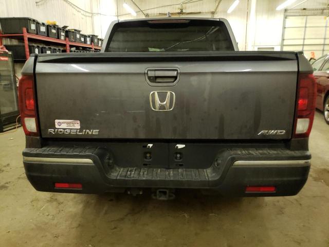 5FPYK3F6XHB029794 - 2017 HONDA RIDGELINE RTL GRAY photo 6