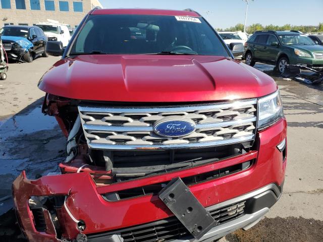 1FM5K8D84JGA67980 - 2018 FORD EXPLORER XLT RED photo 5