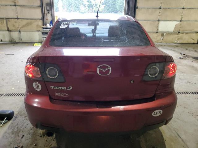 JM1BK323991206453 - 2009 MAZDA 3 S BURGUNDY photo 6