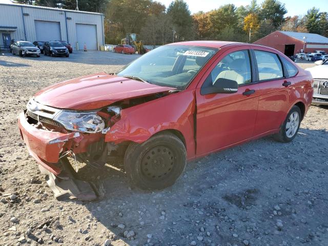 1FAHP34N38W282753 - 2008 FORD FOCUS S/SE RED photo 1