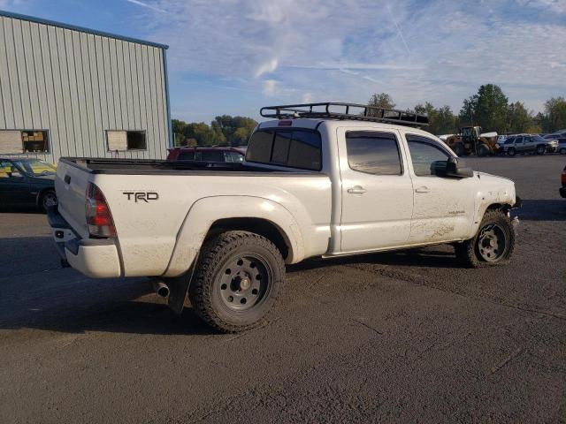 3TMMU4FN0CM048485 - 2012 TOYOTA TACOMA DOUBLE CAB LONG BED WHITE photo 3