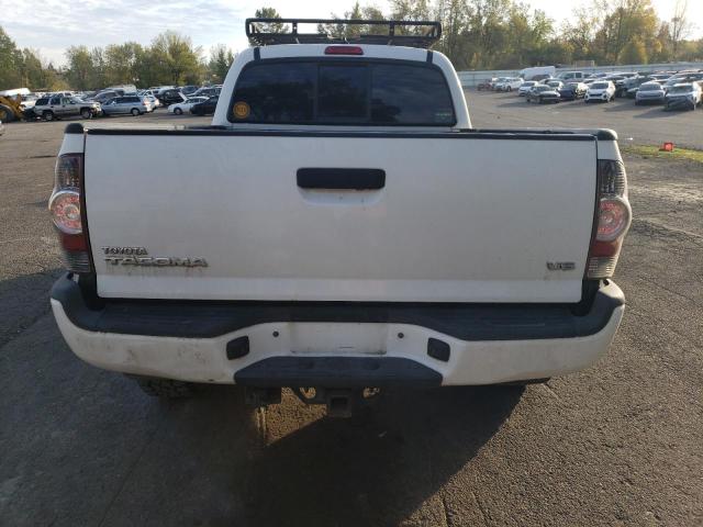 3TMMU4FN0CM048485 - 2012 TOYOTA TACOMA DOUBLE CAB LONG BED WHITE photo 6